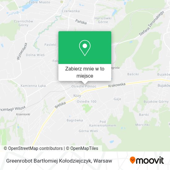 Mapa Greenrobot Bartłomiej Kołodziejczyk