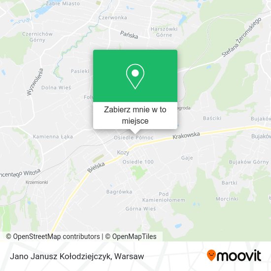 Mapa Jano Janusz Kołodziejczyk