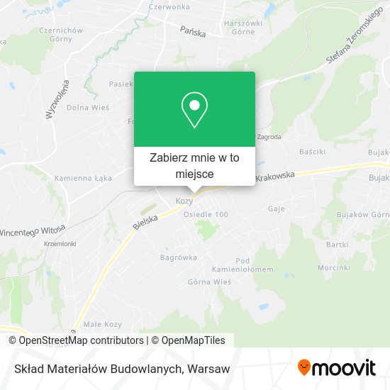 Mapa Skład Materiałów Budowlanych