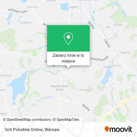 Mapa Sch Południe Online