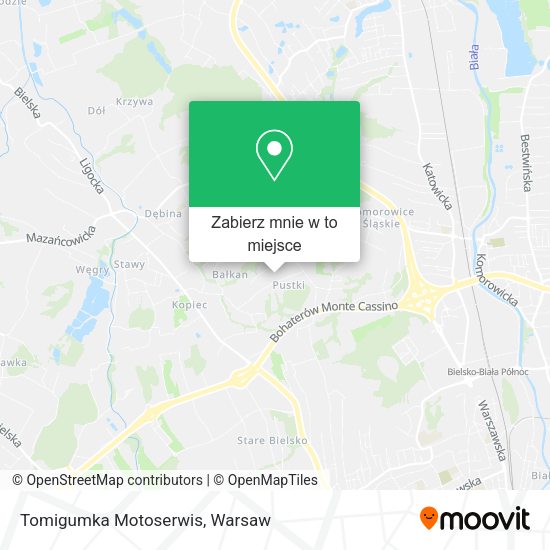 Mapa Tomigumka Motoserwis