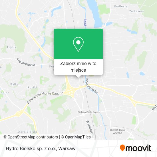 Mapa Hydro Bielsko sp. z o.o.