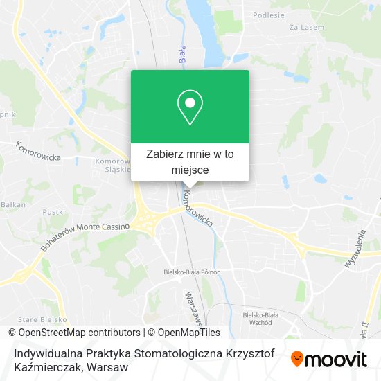 Mapa Indywidualna Praktyka Stomatologiczna Krzysztof Kaźmierczak