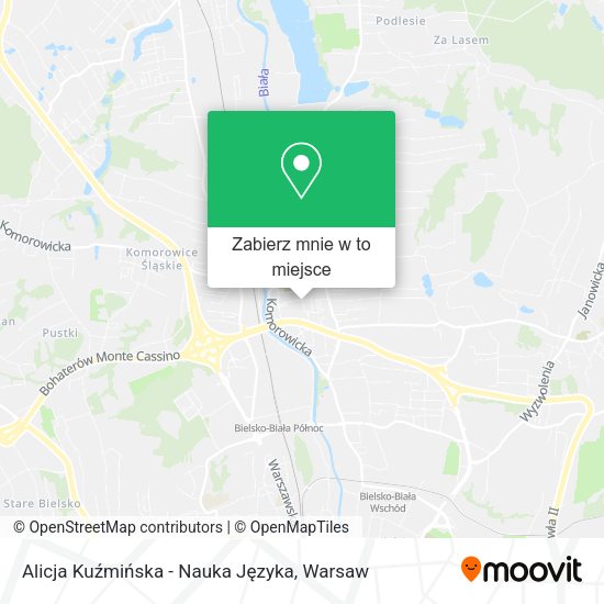 Mapa Alicja Kuźmińska - Nauka Języka