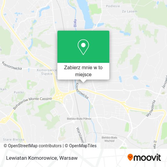 Mapa Lewiatan Komorowice