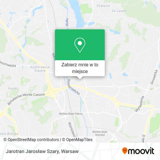 Mapa Jarotran Jarosław Szary