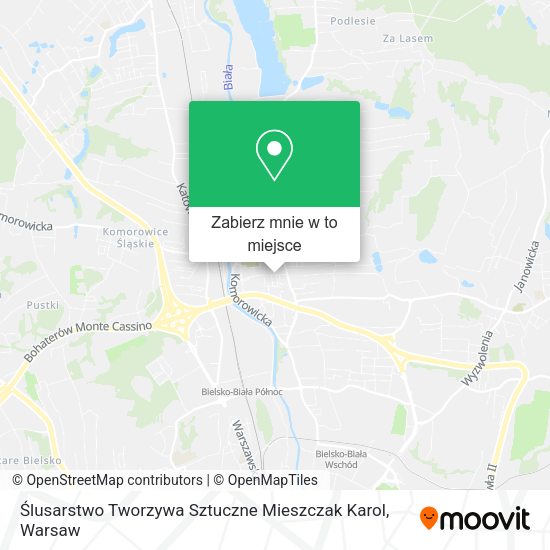 Mapa Ślusarstwo Tworzywa Sztuczne Mieszczak Karol