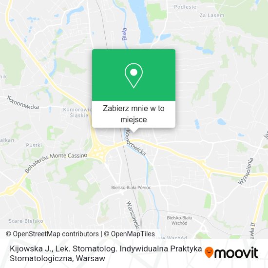 Mapa Kijowska J., Lek. Stomatolog. Indywidualna Praktyka Stomatologiczna