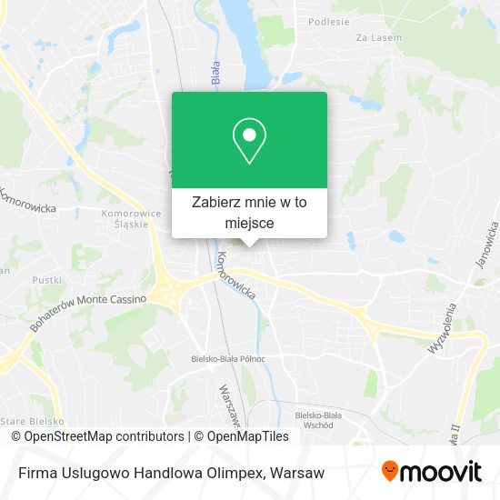 Mapa Firma Uslugowo Handlowa Olimpex