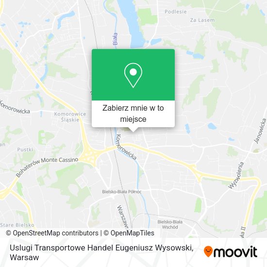 Mapa Uslugi Transportowe Handel Eugeniusz Wysowski