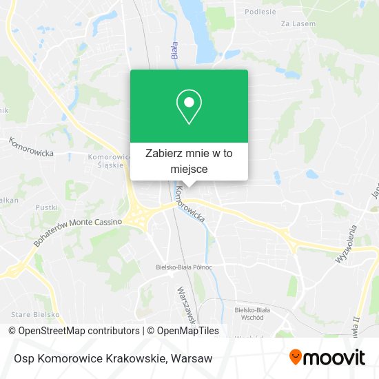 Mapa Osp Komorowice Krakowskie