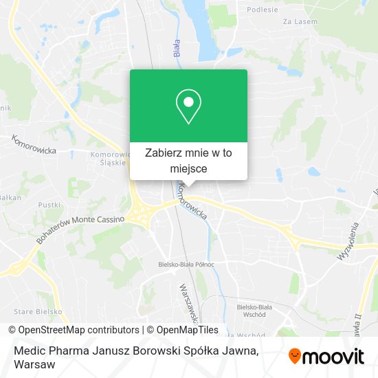 Mapa Medic Pharma Janusz Borowski Spółka Jawna