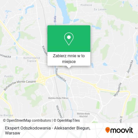 Mapa Ekspert Odszkodowania - Aleksander Biegun