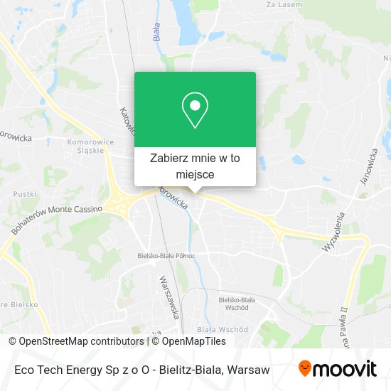 Mapa Eco Tech Energy Sp z o O - Bielitz-Biala