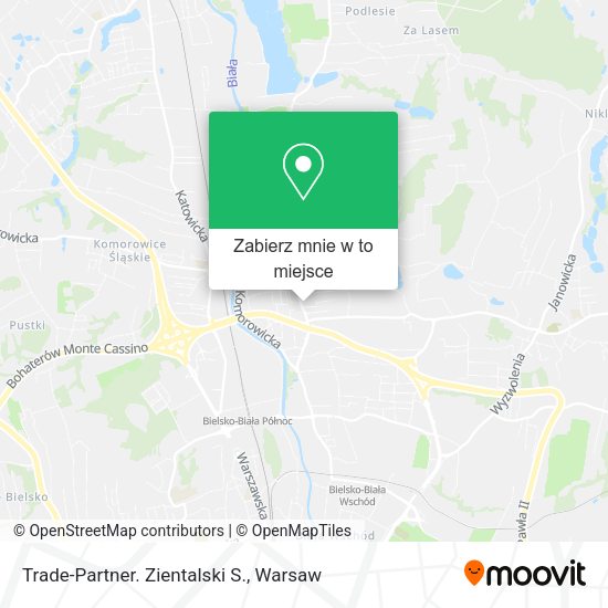 Mapa Trade-Partner. Zientalski S.