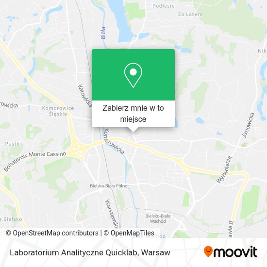 Mapa Laboratorium Analityczne Quicklab