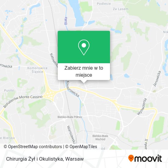 Mapa Chirurgia Żył i Okulistyka