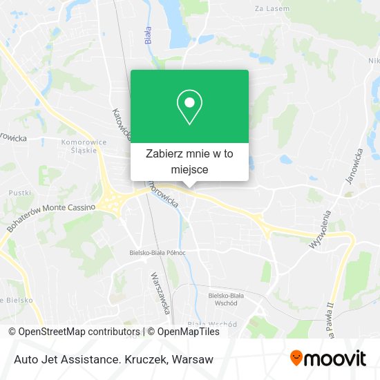 Mapa Auto Jet Assistance. Kruczek