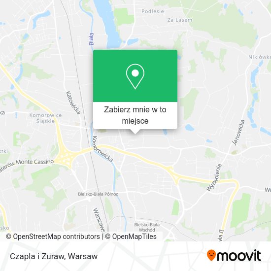 Mapa Czapla i Zuraw