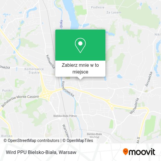 Mapa Wird PPU Bielsko-Biała