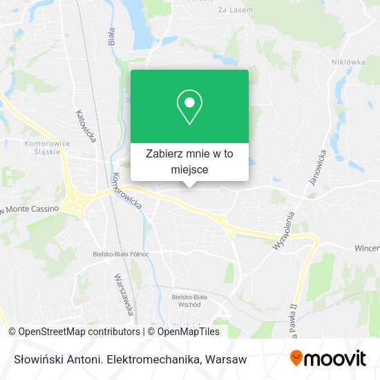 Mapa Słowiński Antoni. Elektromechanika