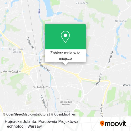 Mapa Hojnacka Jolanta. Pracownia Projektowa Technologii