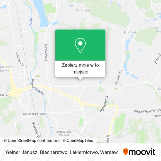 Mapa Gelner Janusz. Blacharstwo, Lakiernictwo