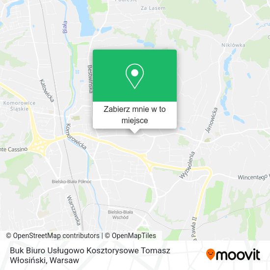 Mapa Buk Biuro Usługowo Kosztorysowe Tomasz Włosiński