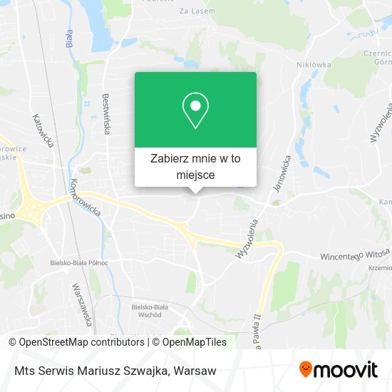 Mapa Mts Serwis Mariusz Szwajka