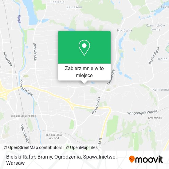 Mapa Bielski Rafał. Bramy, Ogrodzenia, Spawalnictwo