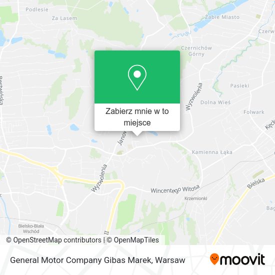 Mapa General Motor Company Gibas Marek