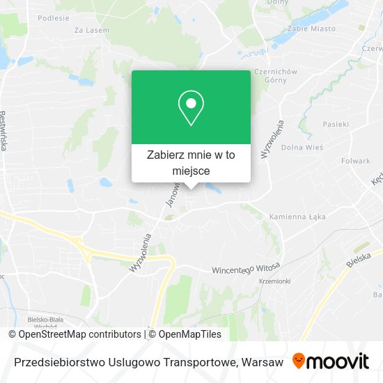 Mapa Przedsiebiorstwo Uslugowo Transportowe