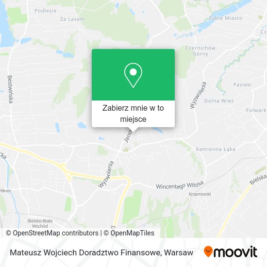 Mapa Mateusz Wojciech Doradztwo Finansowe