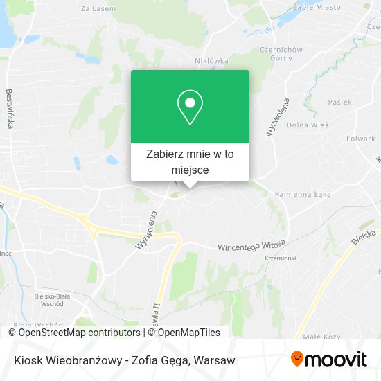 Mapa Kiosk Wieobranżowy - Zofia Gęga