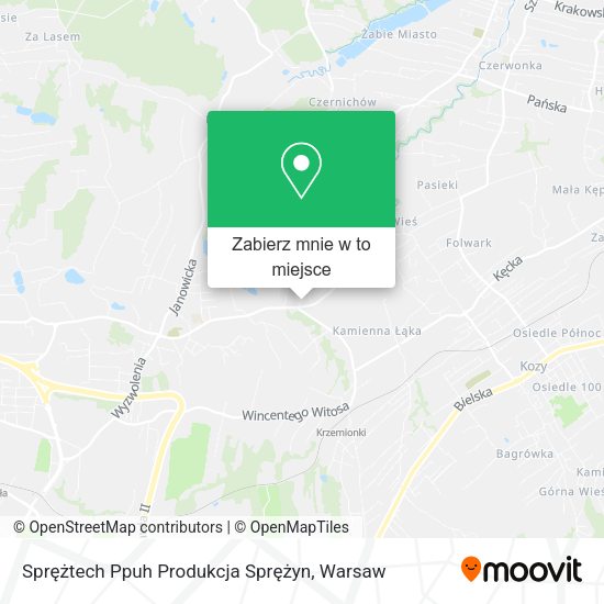 Mapa Sprężtech Ppuh Produkcja Sprężyn