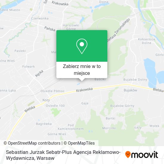 Mapa Sebastian Jurzak Sebatr-Plus Agencja Reklamowo-Wydawnicza