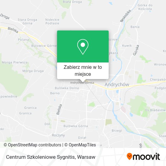 Mapa Centrum Szkoleniowe Sygnitis