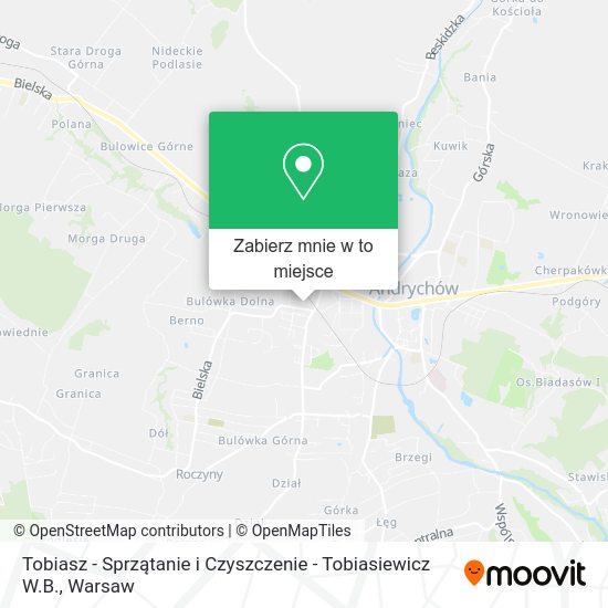 Mapa Tobiasz - Sprzątanie i Czyszczenie - Tobiasiewicz W.B.