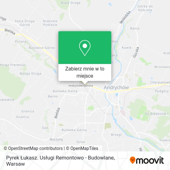 Mapa Pyrek Łukasz. Usługi Remontowo - Budowlane