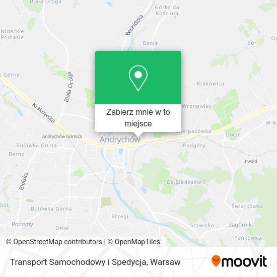 Mapa Transport Samochodowy i Spedycja