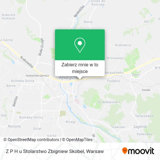 Mapa Z P H u Stolarstwo Zbigniew Skobel