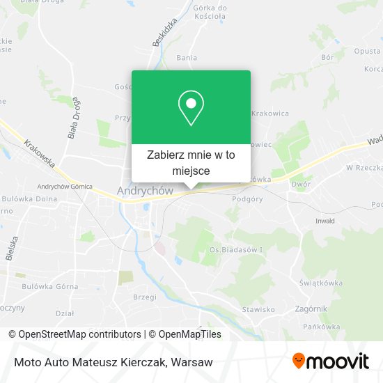 Mapa Moto Auto Mateusz Kierczak