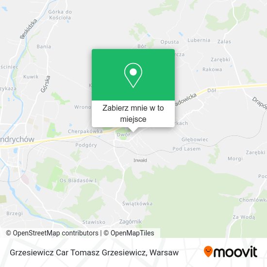 Mapa Grzesiewicz Car Tomasz Grzesiewicz