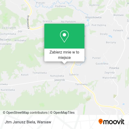 Mapa Jtm Janusz Biela