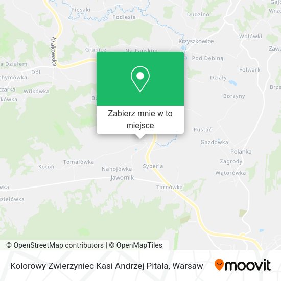 Mapa Kolorowy Zwierzyniec Kasi Andrzej Pitala