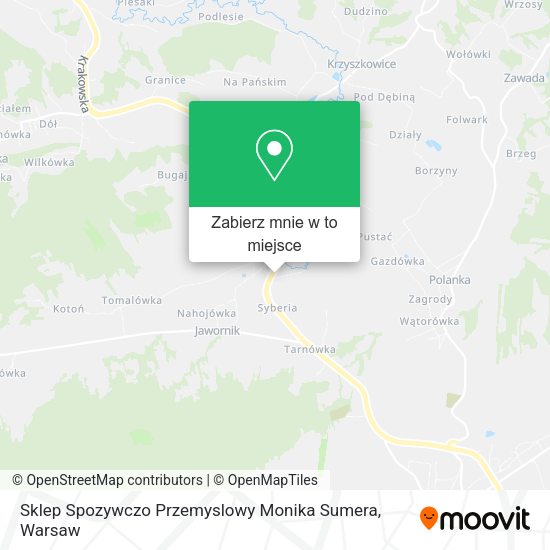 Mapa Sklep Spozywczo Przemyslowy Monika Sumera