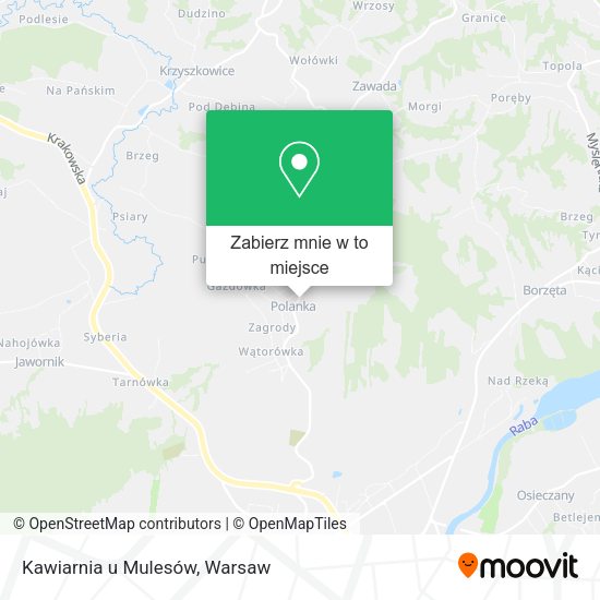 Mapa Kawiarnia u Mulesów