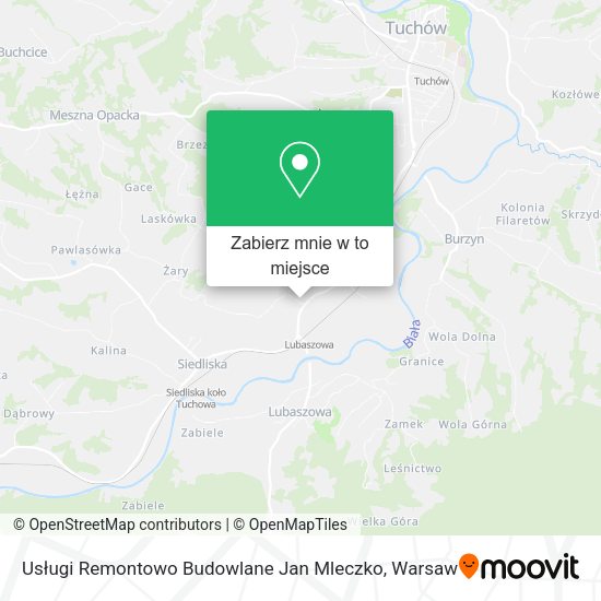 Mapa Usługi Remontowo Budowlane Jan Mleczko