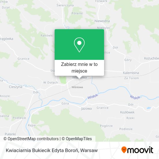 Mapa Kwiaciarnia Bukiecik Edyta Boroń