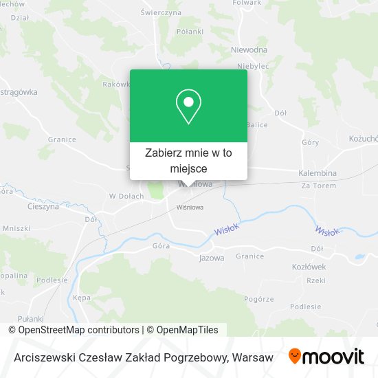 Mapa Arciszewski Czesław Zakład Pogrzebowy